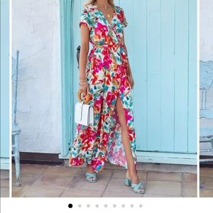 Vici-What In Carnation Dress-Small